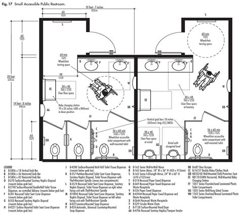 Handicap Bathroom Floor Plans Commercial Buildings | Viewfloor.co