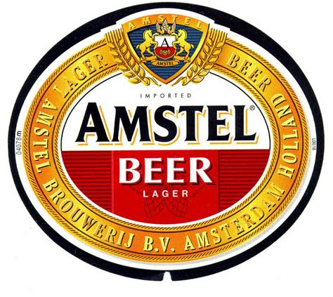 Amstel beer Logo | Retro beer labels, Beer stickers, Beer logo