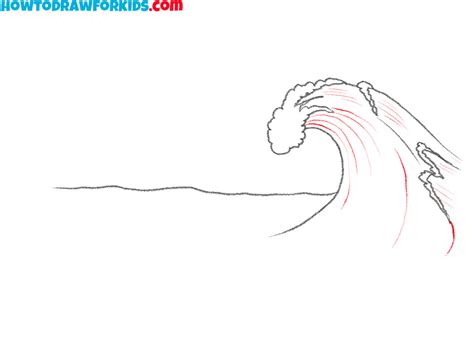 How To Draw Ocean Waves With Pencil