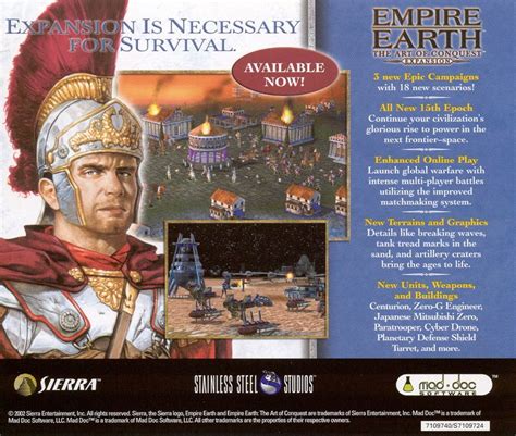 Empire Earth: Gold Edition (2003) Windows box cover art - MobyGames