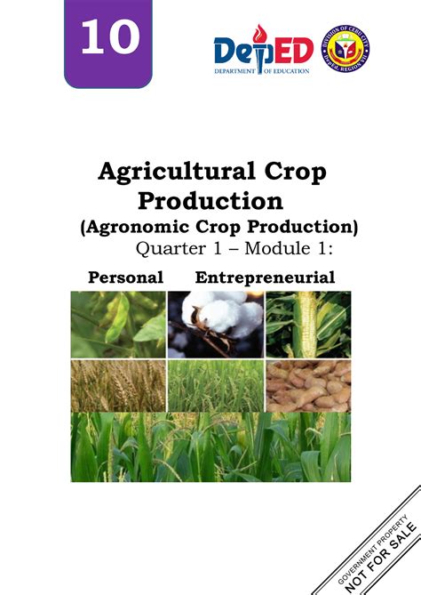 1 Q1 TLE Agricultural Crop Production 10 - Agricultural Crop Production ...