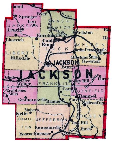 Jackson County Ohio Map - Cicely Bridgette