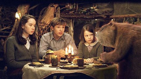 Mr. Beaver speaks to the Pevensies | Narnia, Witches and Lions