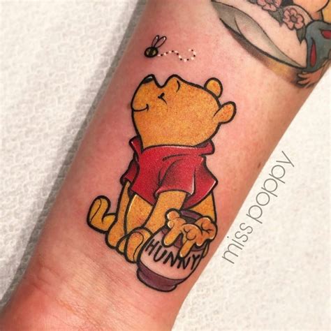 UPDATED: 40 Uplifting Winnie the Pooh Tattoos (November 2020)