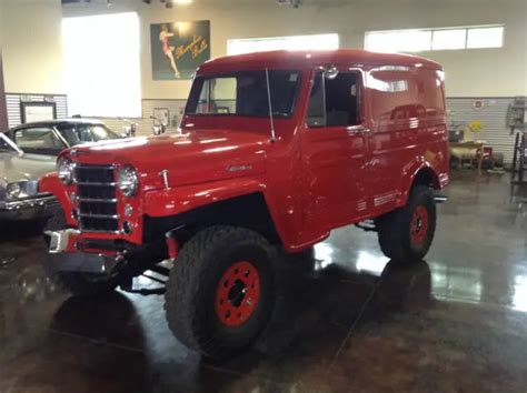 1959 Willys Jeep Panel wagon - True 4X4 - 350 V8 - Custom interior for ...