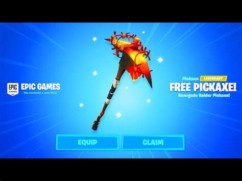 Renegade raider pickaxe name