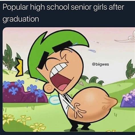 Popular high school senior girls after graduation. - Funny