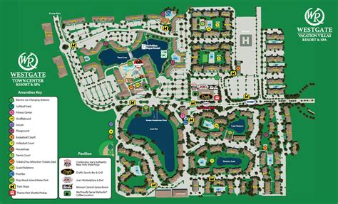 Westgate Town Center Resort Map | Kissimmee Fl