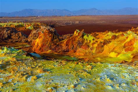 Dallol Landscape, Danakil Desert, Ethiopia Stock Photo - Image of park ...