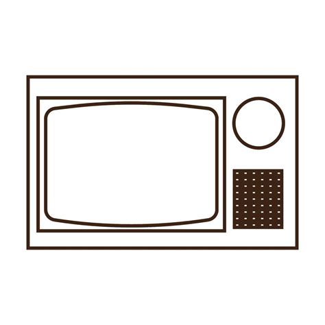 black and white television logo 13783760 Vector Art at Vecteezy