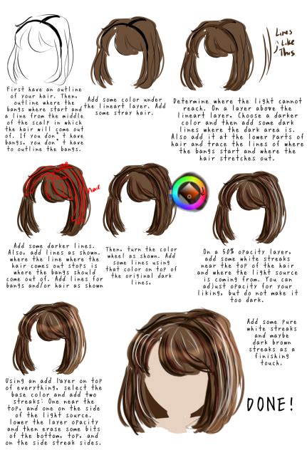 Hair shading tutorial - ibisPaint