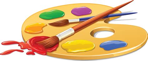 artist palette with brush clipart 10 free Cliparts | Download images on ...