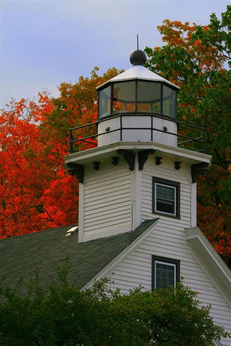 Mission Point Color | Lake lighthouse, Lighthouse, Beautiful lighthouse