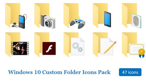 Custom Folder Icons Windows 10 Download | Images and Photos finder