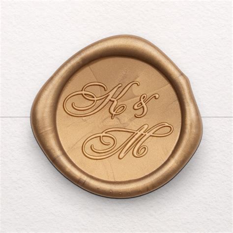 Custom Initials Wax Seal, Wedding Wax Seal, Monogram Wax Seal, Duogram ...