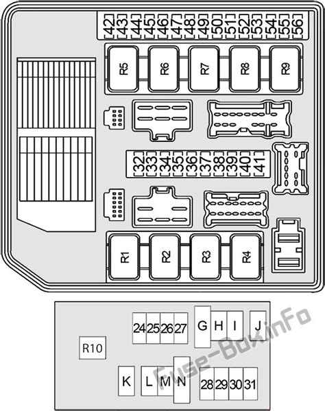 Fuse Box Diagram Nissan Frontier (D40; 2005-2014)