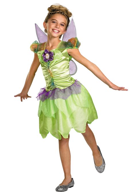 Girls Tinker Bell Rainbow Costume