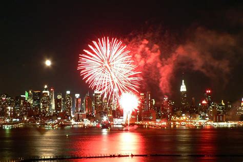 New York City Fireworks Photograph by Artistic Photos - Fine Art America