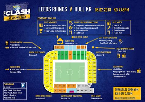 Leeds Rhinos - Check out our Elland Road activities map...