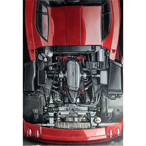 Ferrari Enzo engine by Stephen59300 on DeviantArt