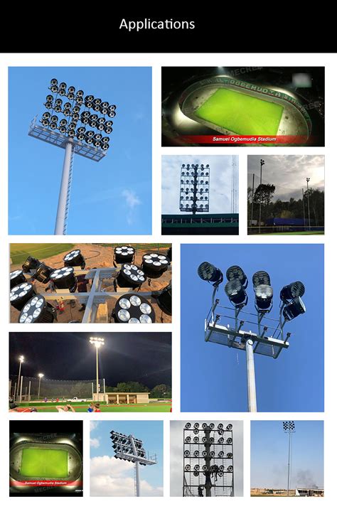 lighting design, stadium lights, light poles