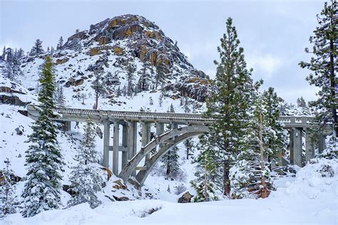 Winter Rainbow Bridge Photograph by Robin Mayoff - Fine Art America