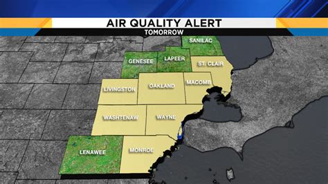 Weather forecast: SE Michigan under Air Quality Alert on Tuesday