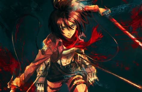 Mikasa Ackerman Wallpaper 4k - Mikasa Ackerman (#476145) - HD Wallpaper ...