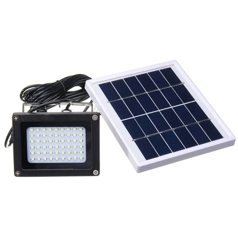 Waterproof IP65 54 LED Sensor Solar Light 3528 Solar Panel LED Flood ...