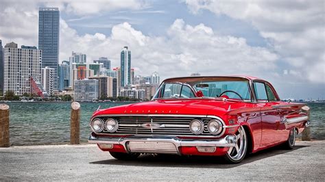 Classic red coupe, car, red cars, Oldtimer HD wallpaper | Wallpaper Flare