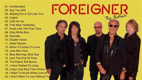 Foreigner Greatest Hits 2019 - Complete Greatest Hits Full Album of ...