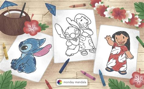 42 Lilo & Stitch Coloring Pages (Free PDF Printables)