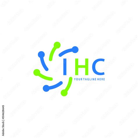 IHC logo design initial creative letter logo. IHC unique letter logo ...