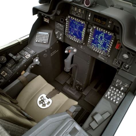 Detailed 3d Model Of A Boeing Ah 64d Apache Longbow Helicopter Cockpit ...