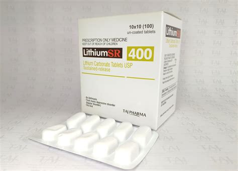 Taj Pharmaceuticals, one of the leading Lithium Carbonate Tablets USP ...