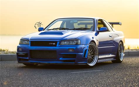 Blue Nissan Skyline R34 Wallpapers - Top Free Blue Nissan Skyline R34 ...