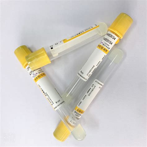 Silicon Sodium Citrate Acd Blood Collection Tubes High Stability