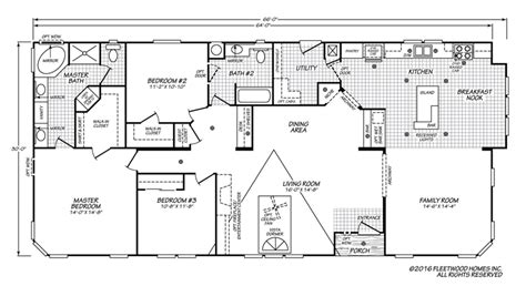 Mobile Home Floor Plans - Single Wide & Double Wide Manufactured Home ...