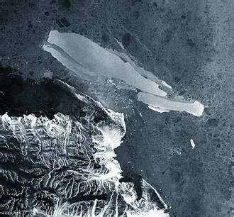 Iceberg B15A no longer Earth's largest