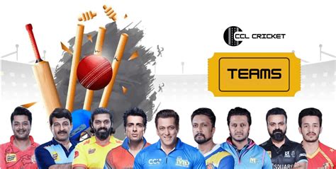 Celebrity Cricket League (CCL) All Teams List, Captains & Owners