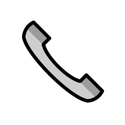 Telephone receiver emoji clipart. Free download transparent .PNG ...