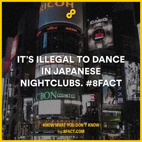 Why It Is Illegal To Dance In Japanese Nightclubs