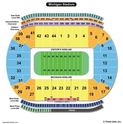 Michigan Wolverines Football Stadium Seating Chart - Stadium Seating Chart