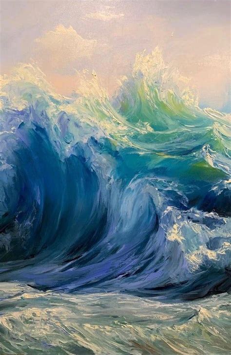 WAVE 1 Print Wave Art Canvas Seascape Artwork Ocean Waves - Etsy ...