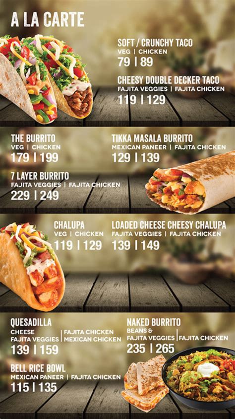 Taco Bell Menu And Prices 2024 Printable - Adah Linnie