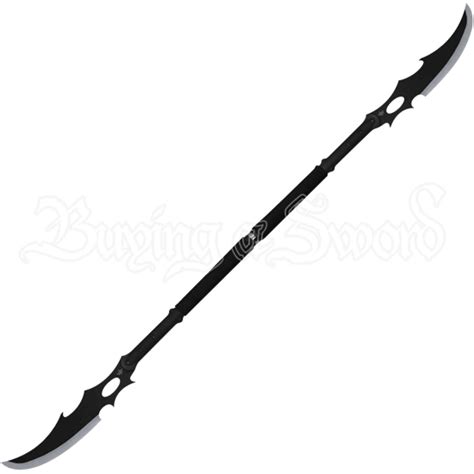 Dark Reaper Bladed Staff - MC-FMT-054BK by Medieval Swords, Functional ...