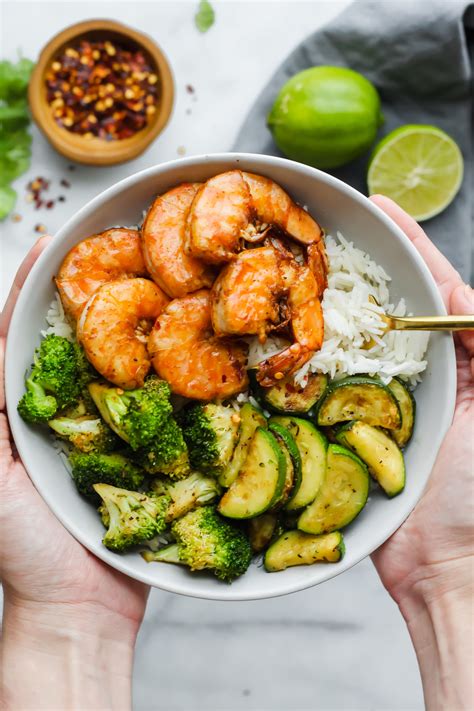 Loaded Spicy Shrimp Bowl - Our Balanced Bowl | สูตรอาหาร | อาหารการกิน ...