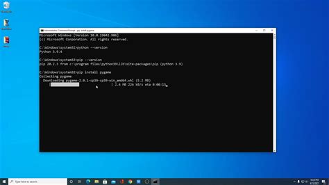 How to Install and Setup PyGame on Windows 10 | How to Install and ...