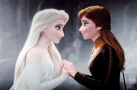 Elsa and Anna from Frozen 2 with more realistic, human like faces ...