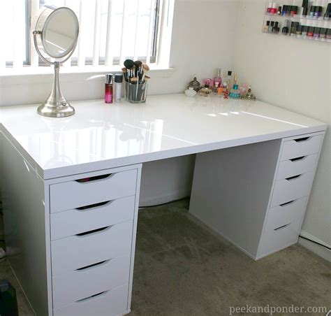 My New IKEA Makeup Vanity, DIY Style! | Peek & Ponder